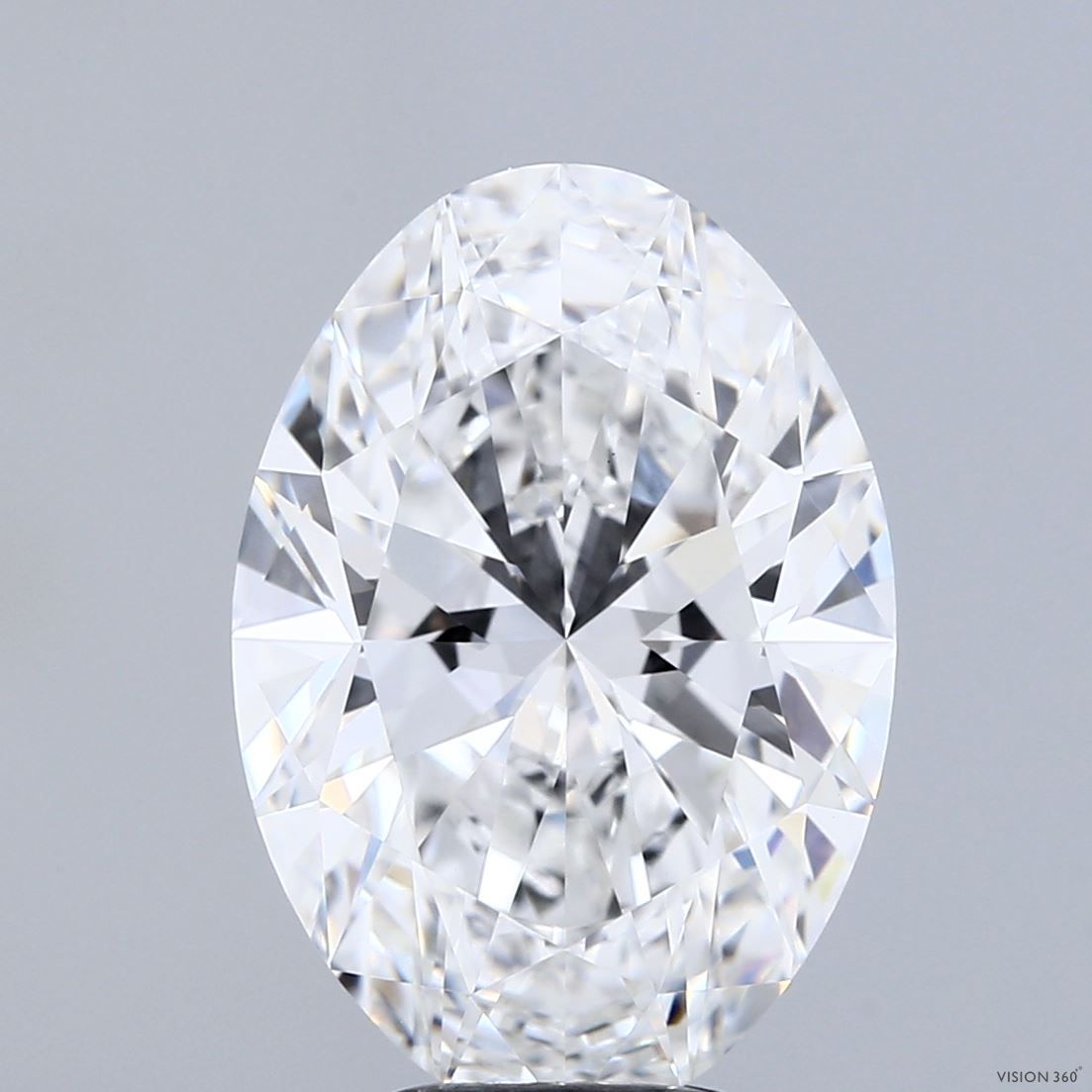 6.05 ct. oval Lab Grown Diamond front image