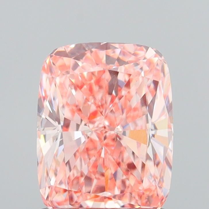 1.05 CT Fancy Vivid Pink CUSHION MODIFIED