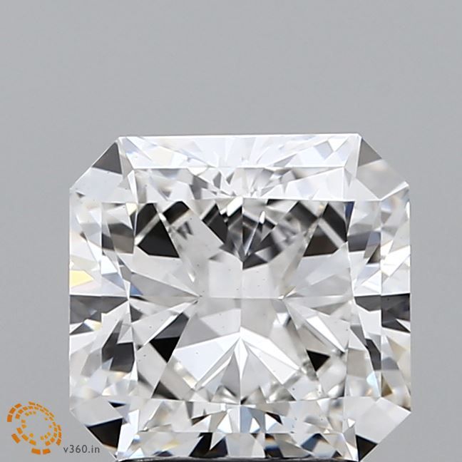 2.14 ct lab-grown Square radiant Diamond