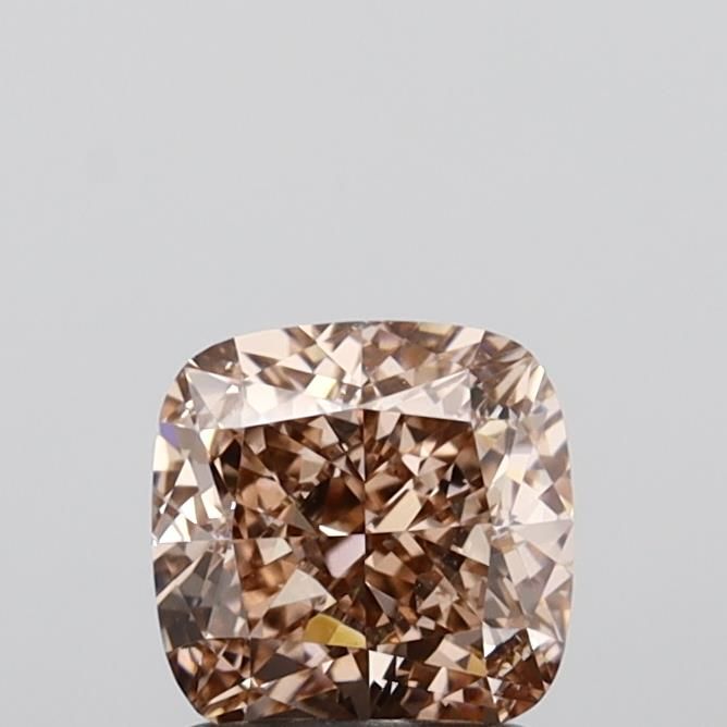 1.45 CT Fancy Light Brown CUSHION MODIFIED