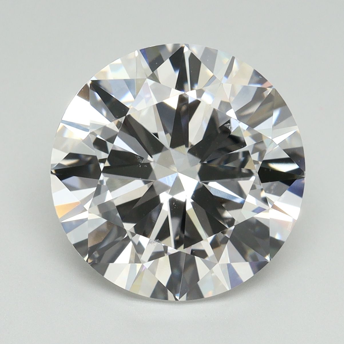 6.01 ct. round Lab Grown Diamond front image