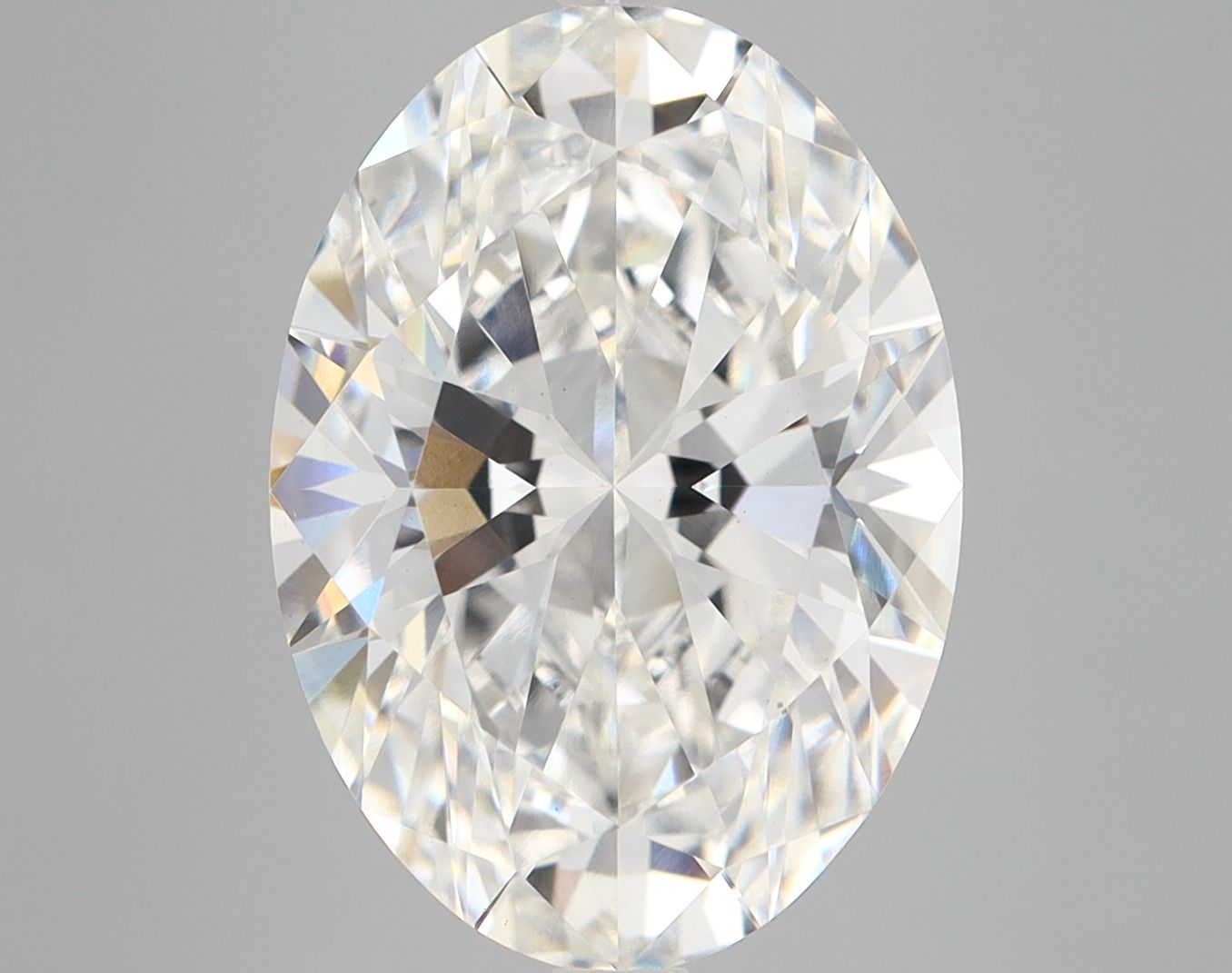 6.17 ct. oval Lab Grown Diamond front image