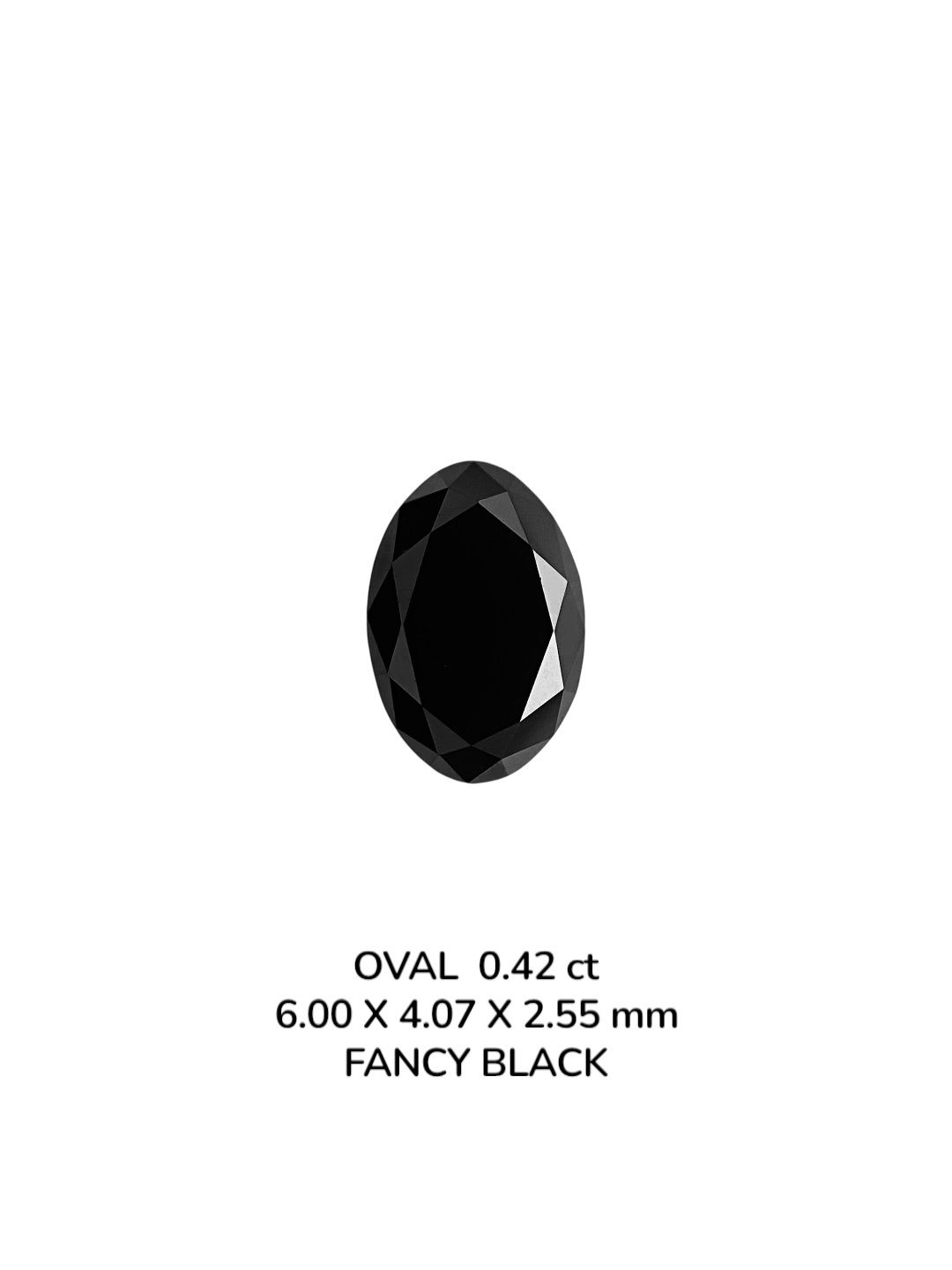 Diament 0.42 ct Fancy Black/VVS2