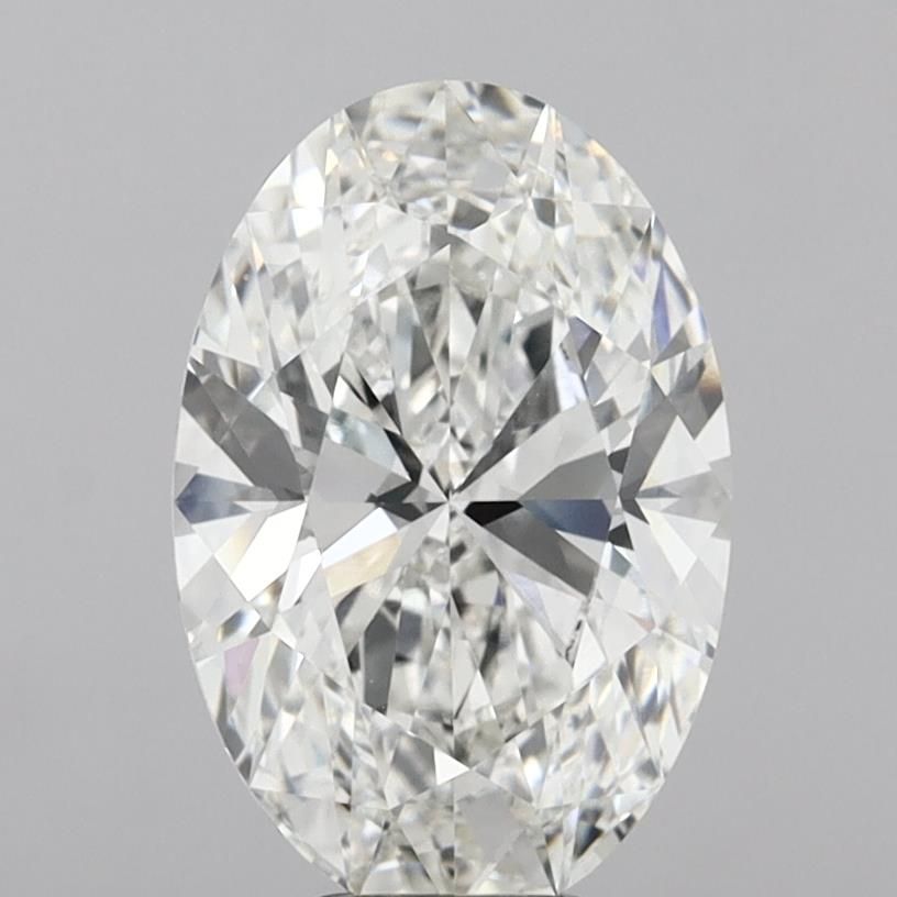 7.03 ct. oval Lab Grown Diamond front image