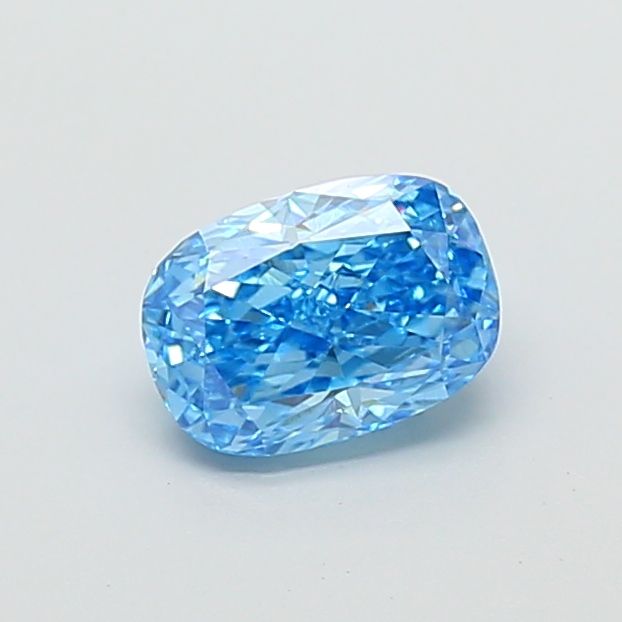 1.52 CT Fancy Vivid Blue CUSHION MODIFIED