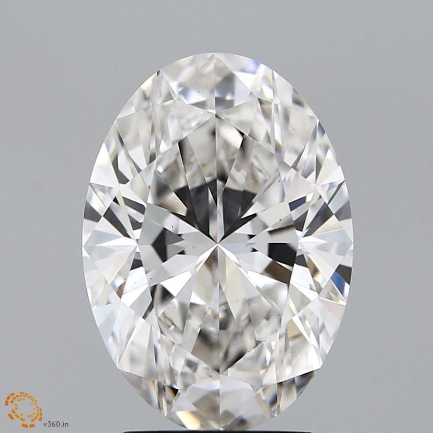 3.12 ct. oval Lab Grown Diamond front image