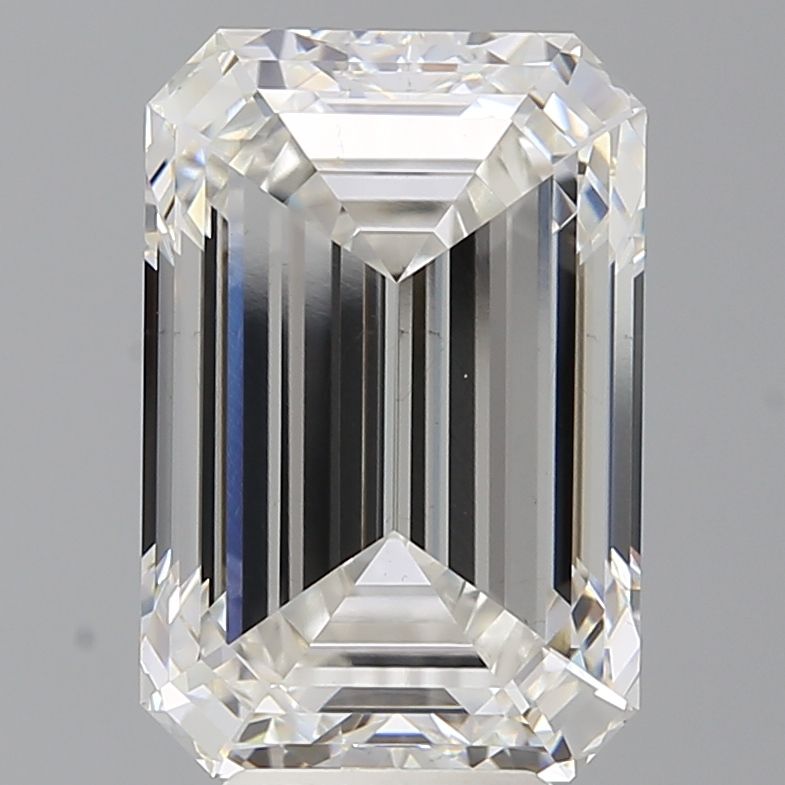 7.09 ct. emerald Lab Grown Diamond front image