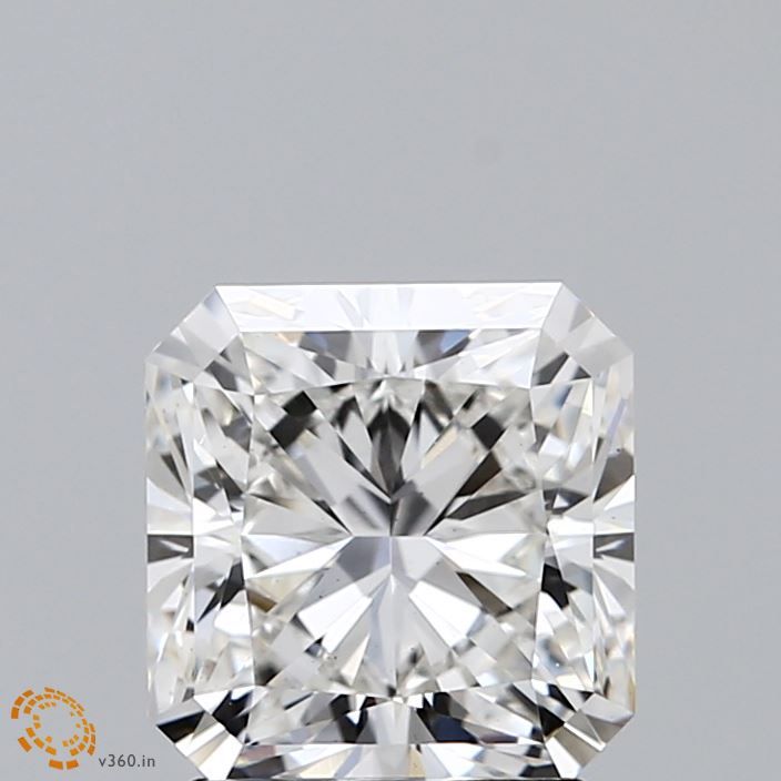2.17 ct lab-grown Square radiant Diamond