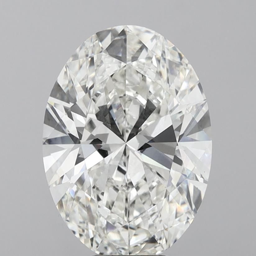 7.57 ct. oval Lab Grown Diamond front image