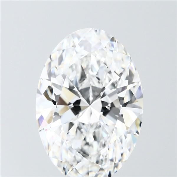 6.08 ct. oval Lab Grown Diamond front image