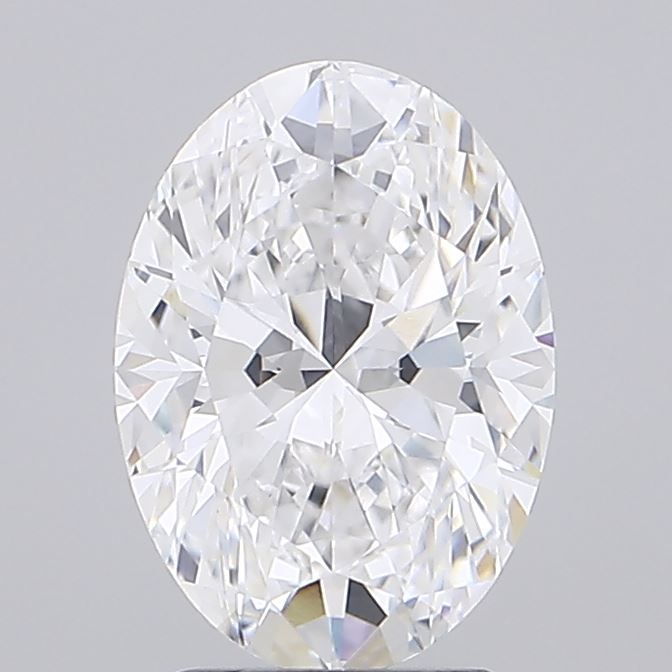 2.82 ct. oval Lab Grown Diamond front image
