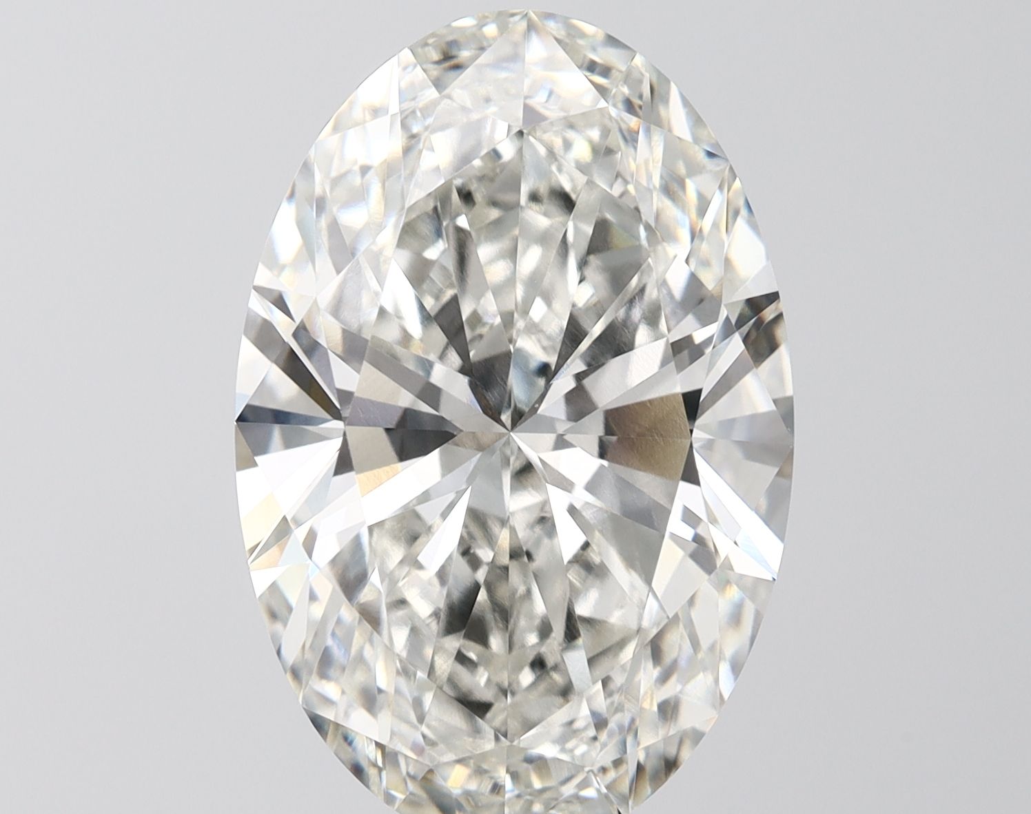 9.63 ct. oval Lab Grown Diamond front image