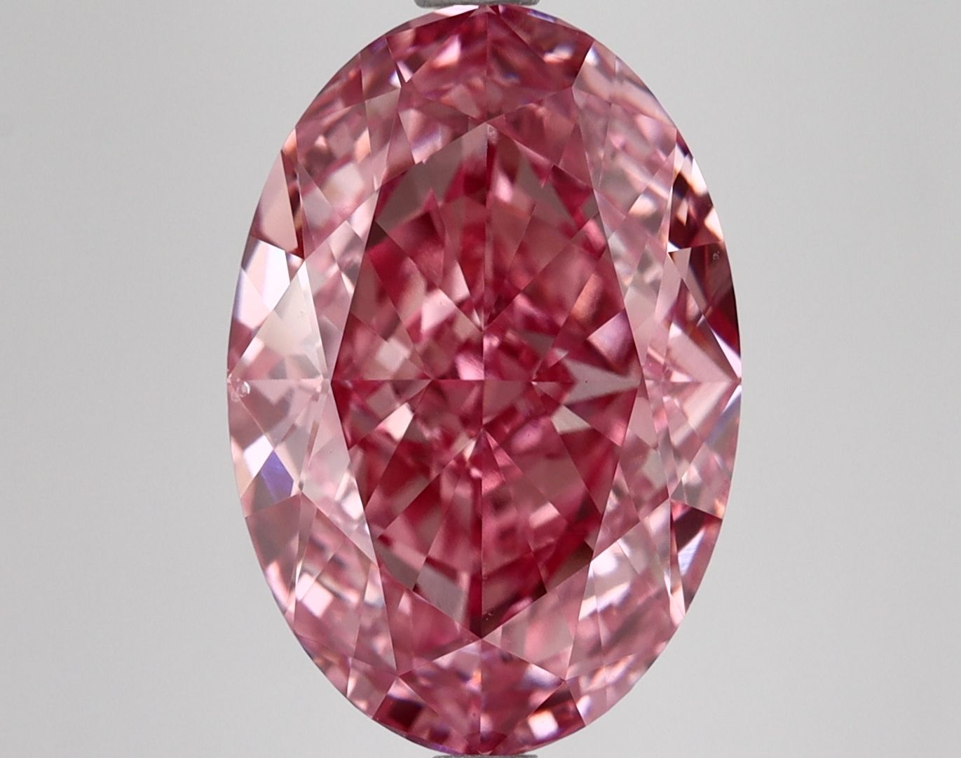 7.28 ct. oval Lab Grown Diamond front image