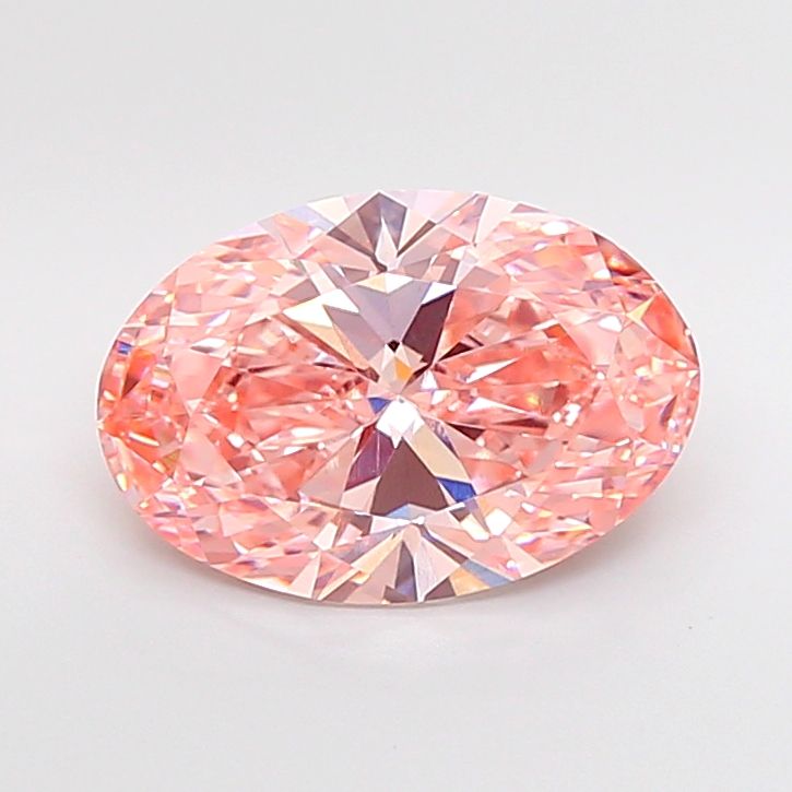4.10 ct. oval Lab Grown Diamond front image