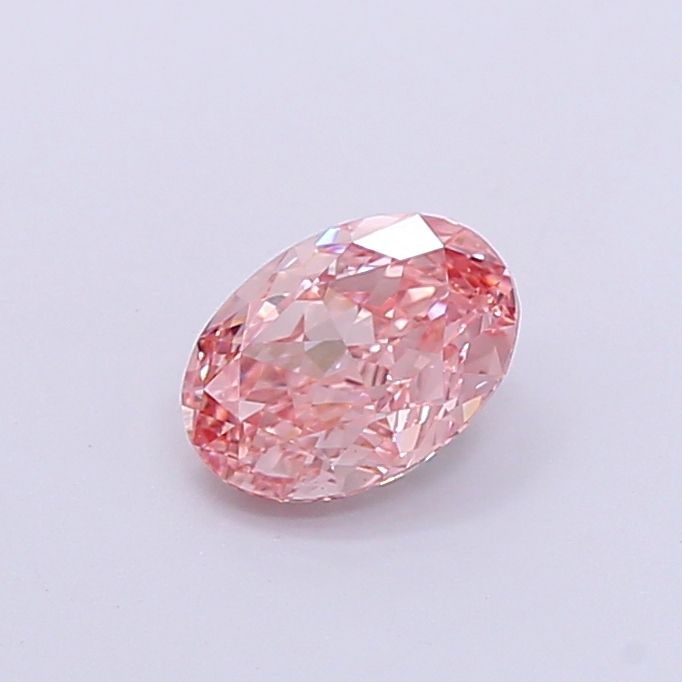 0.99 CT Fancy Vivid Pink OVAL