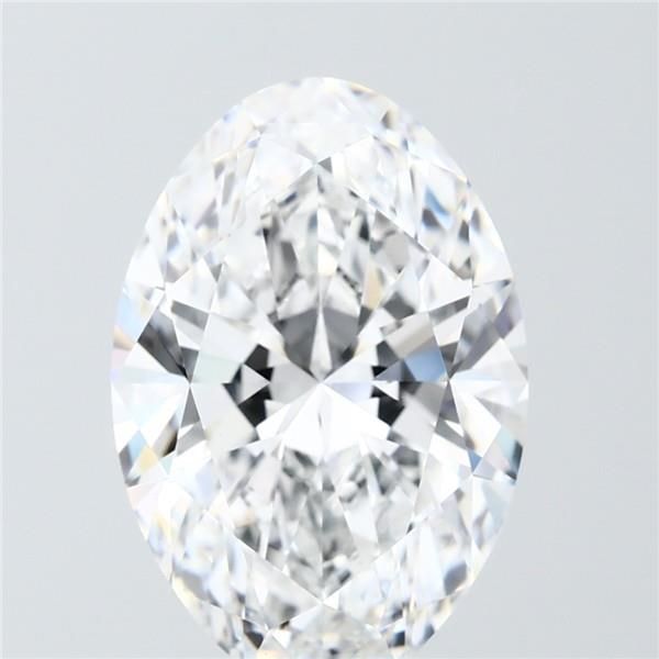 6.02 ct. oval Lab Grown Diamond front image
