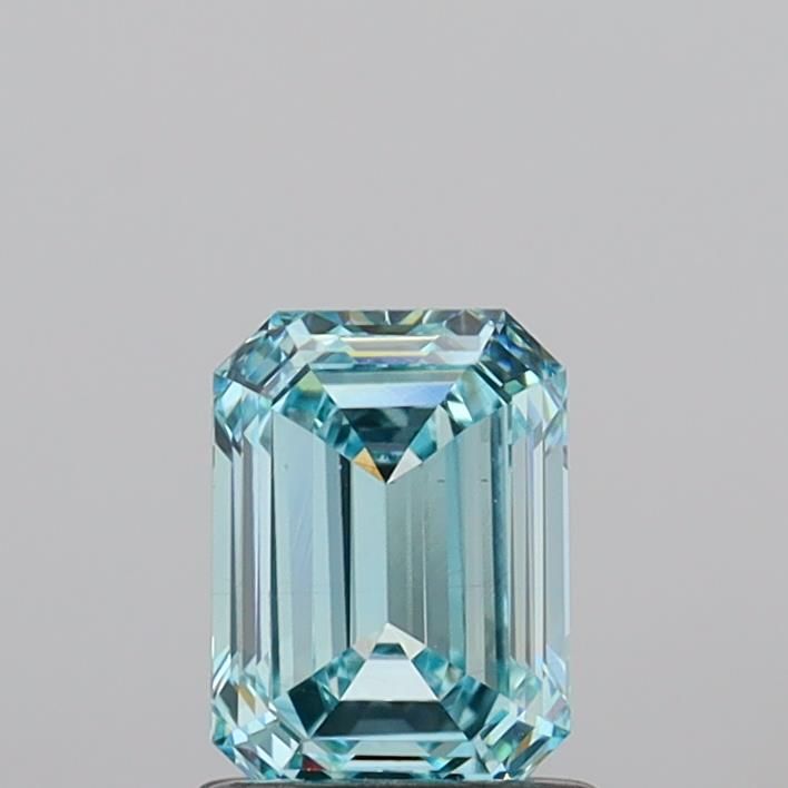 1.22 CT Fancy Intense Greenish Blue EMERALD
