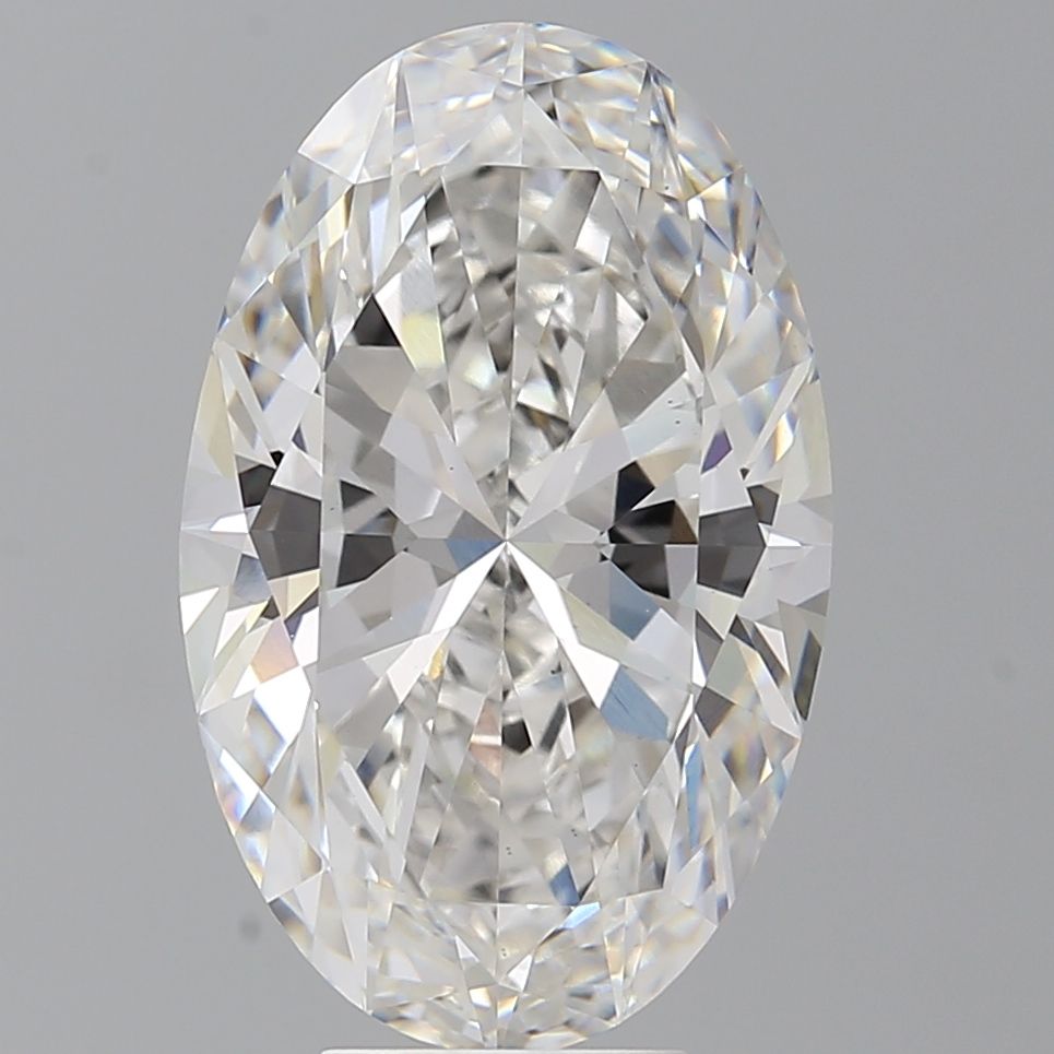 7.09 ct. oval Lab Grown Diamond front image