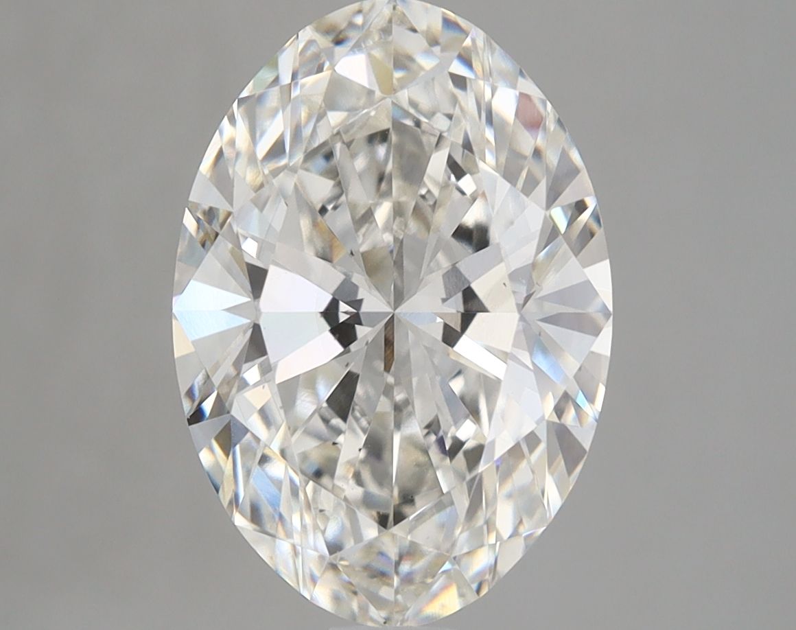3.87 ct. oval Lab Grown Diamond front image
