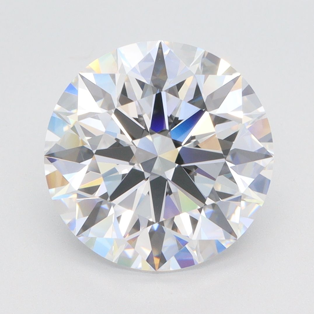 Diamant Rond 4.05 ct - Couleur D - Pureté VVS1