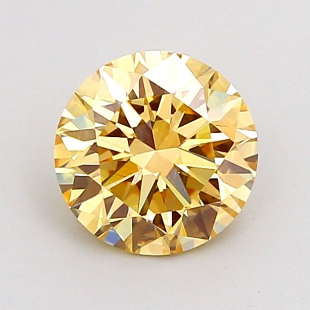 0.85 CT Fancy Brown Yellow ROUND