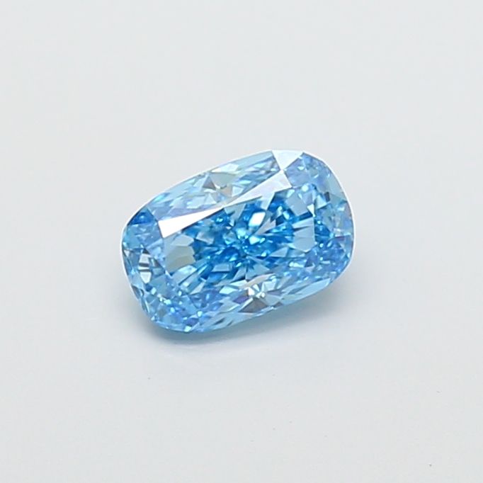 1.06 CT Fancy Vivid Blue CUSHION MODIFIED