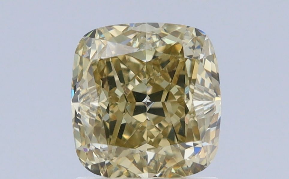 Diament 1.43 ct Fancy Brownish Greenish Yellow/VS2