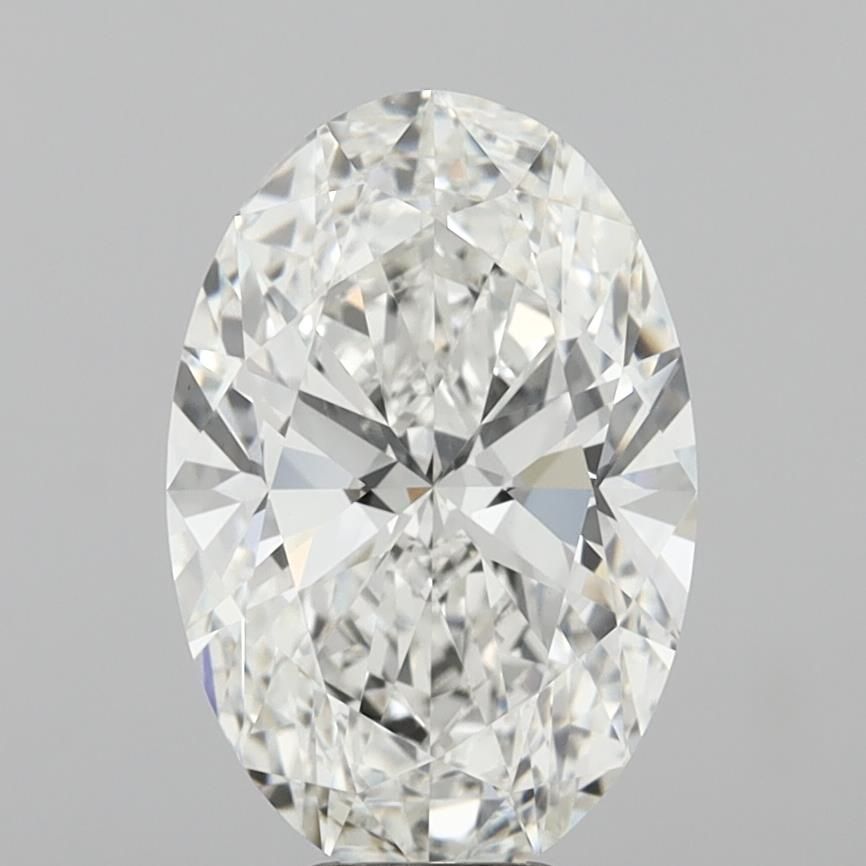 7.55 ct. oval Lab Grown Diamond front image