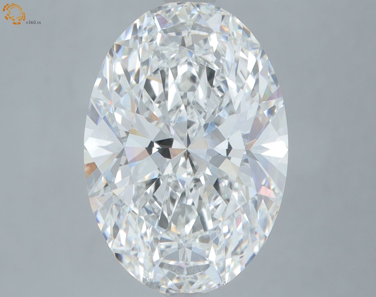 5.04 ct. oval Lab Grown Diamond front image