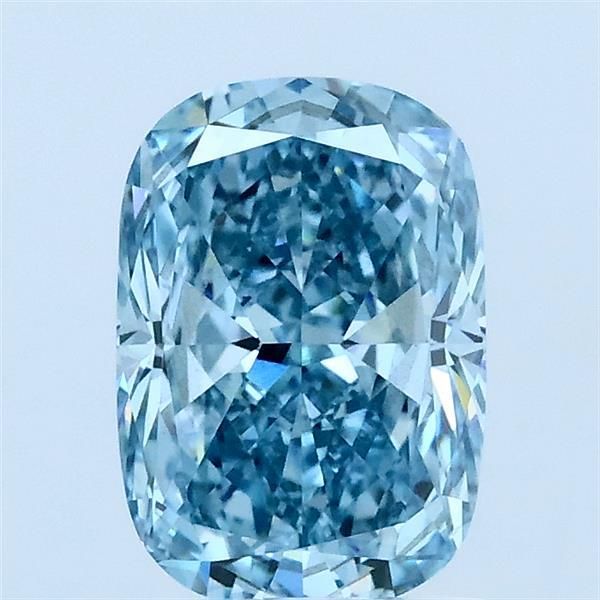 1.5 CT Fancy Vivid Blue CUSHION MODIFIED