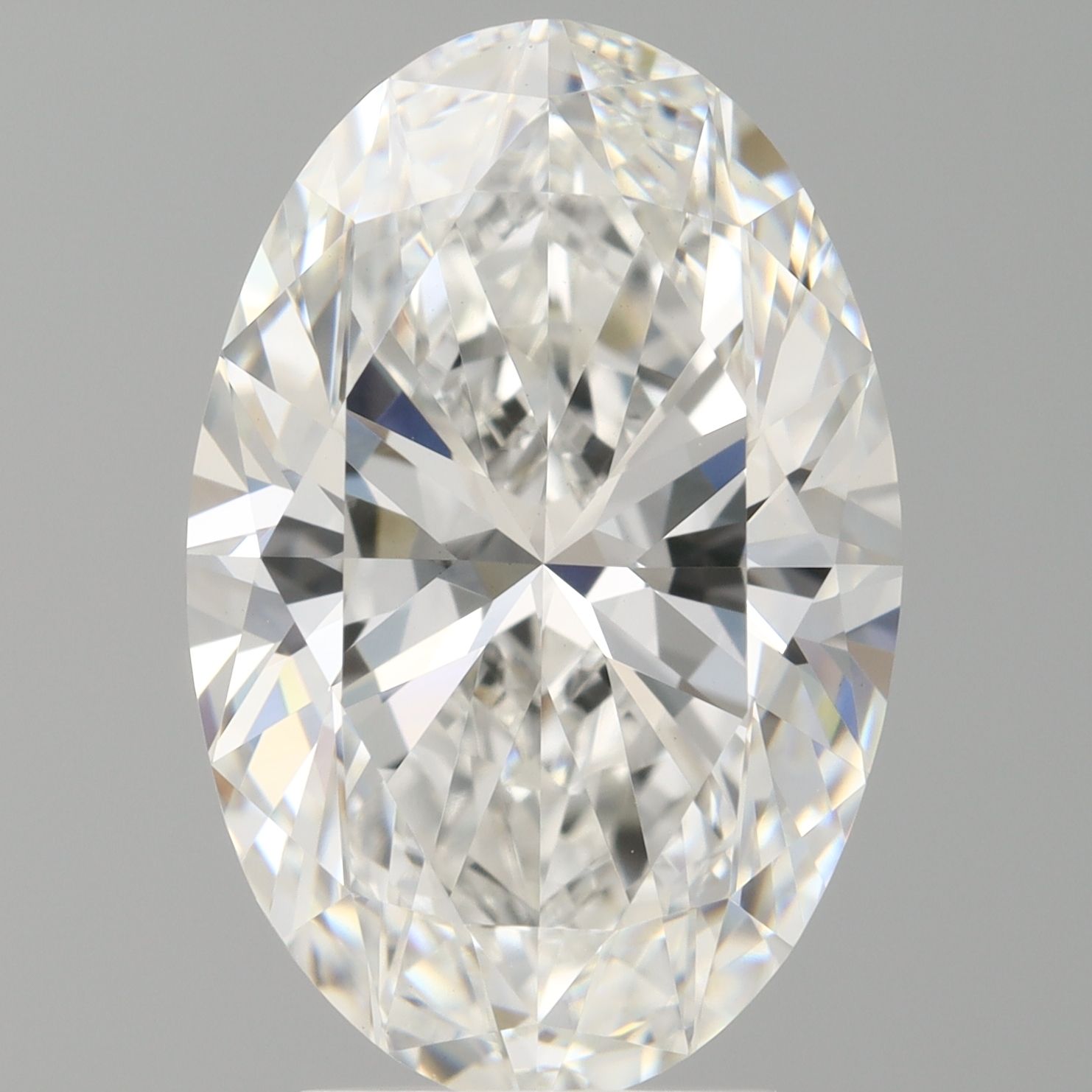 4.09 ct. oval Lab Grown Diamond front image