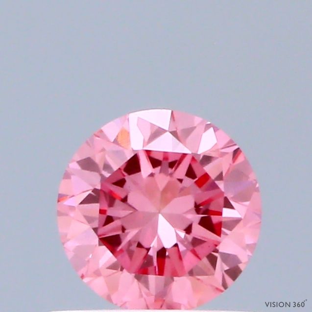 0.49 CT Fancy Vivid Pink ROUND