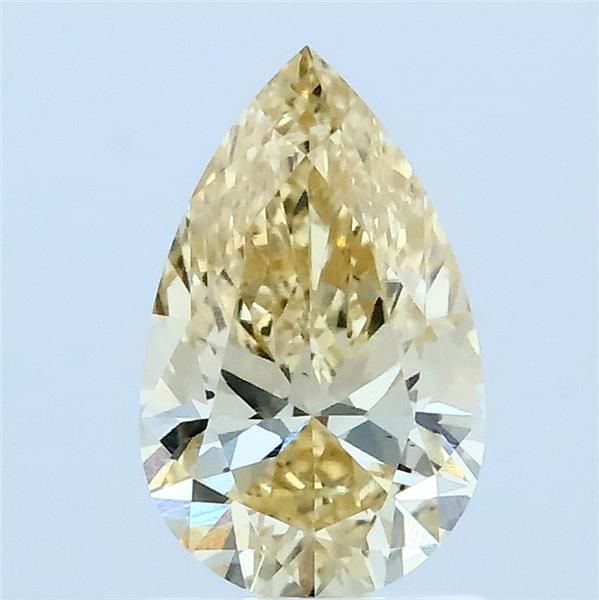 1.0 CT Fancy Yellow PEAR