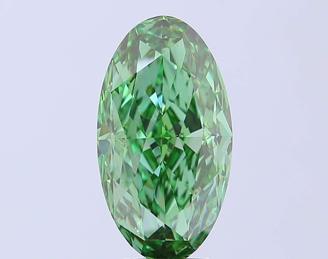 5.06 ct. oval Lab Grown Diamond front image