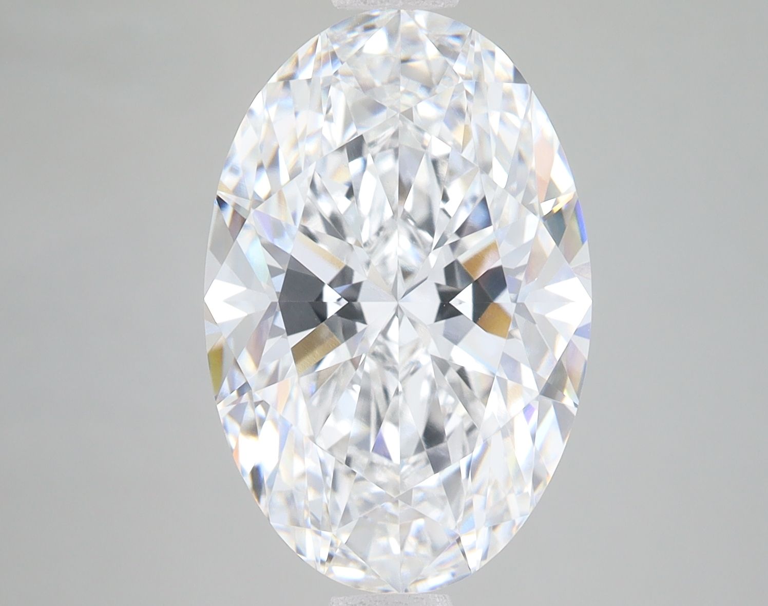 6.07 ct. oval Lab Grown Diamond front image