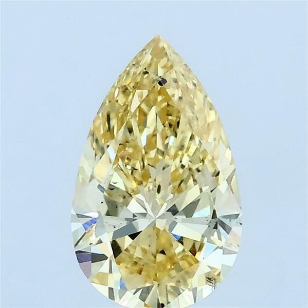 1.0 CT Fancy Intense Yellow PEAR