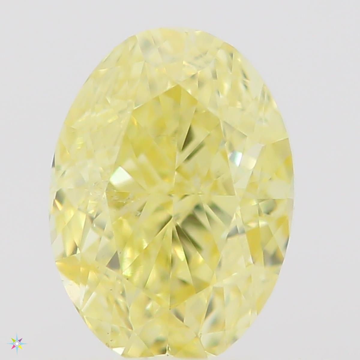 Diament 0.5 ct Fancy Intense Yellow/SI2