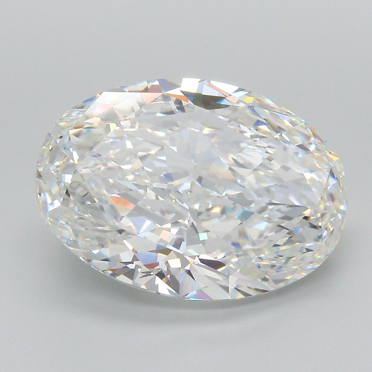 9.56 ct. oval Lab Grown Diamond front image