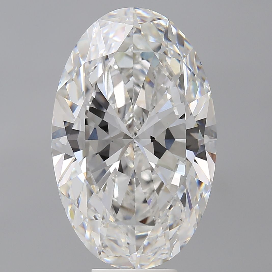 9.10 ct. oval Lab Grown Diamond front image