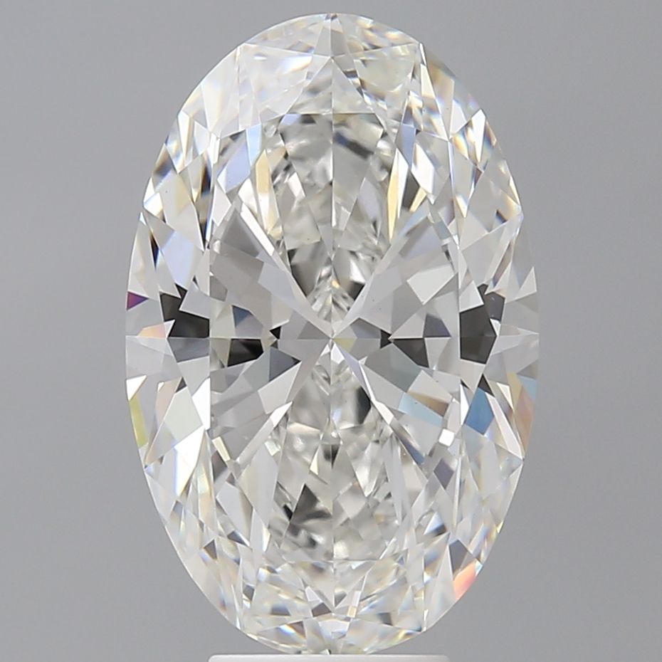 6.51 ct. oval Lab Grown Diamond front image
