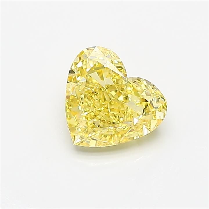 1.06 CT Fancy Intense Yellow HEART