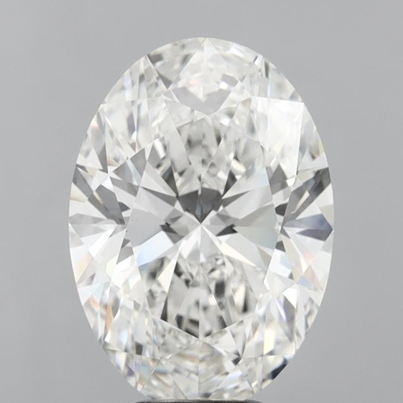 6.05 ct. oval Lab Grown Diamond front image