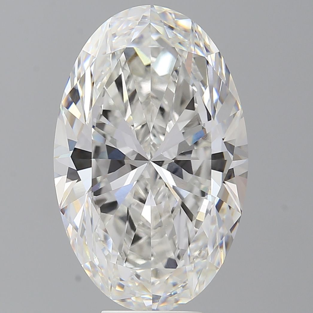 9.60 ct. oval Lab Grown Diamond front image