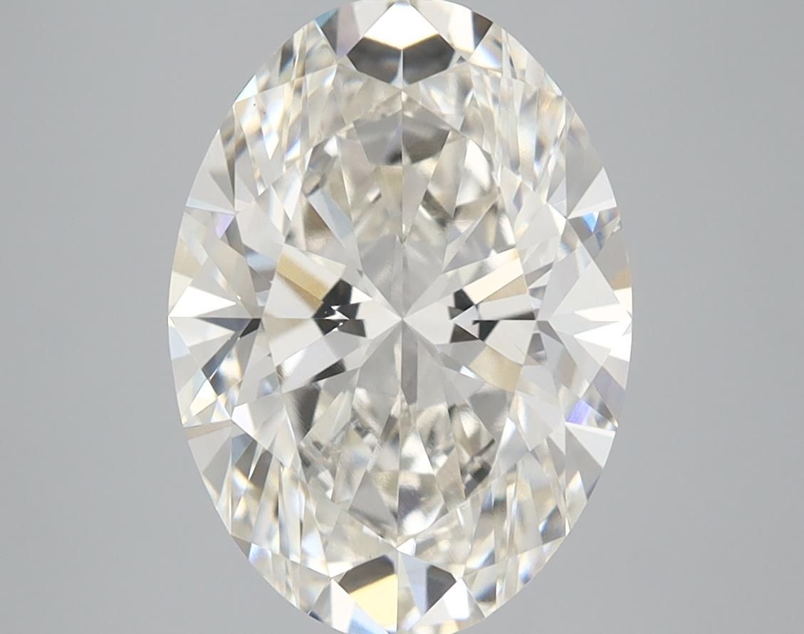 4.09 ct. oval Lab Grown Diamond front image