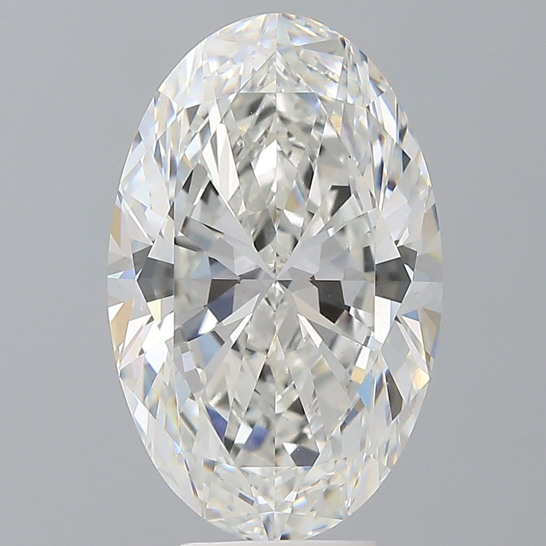 6.56 ct. oval Lab Grown Diamond front image