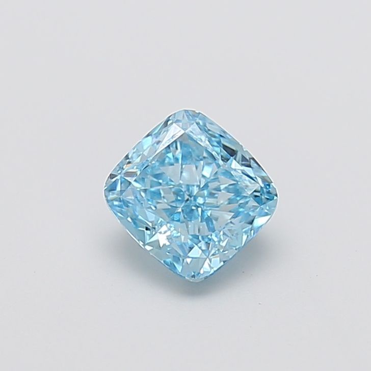 1.33 CT Fancy Vivid Blue CUSHION MODIFIED