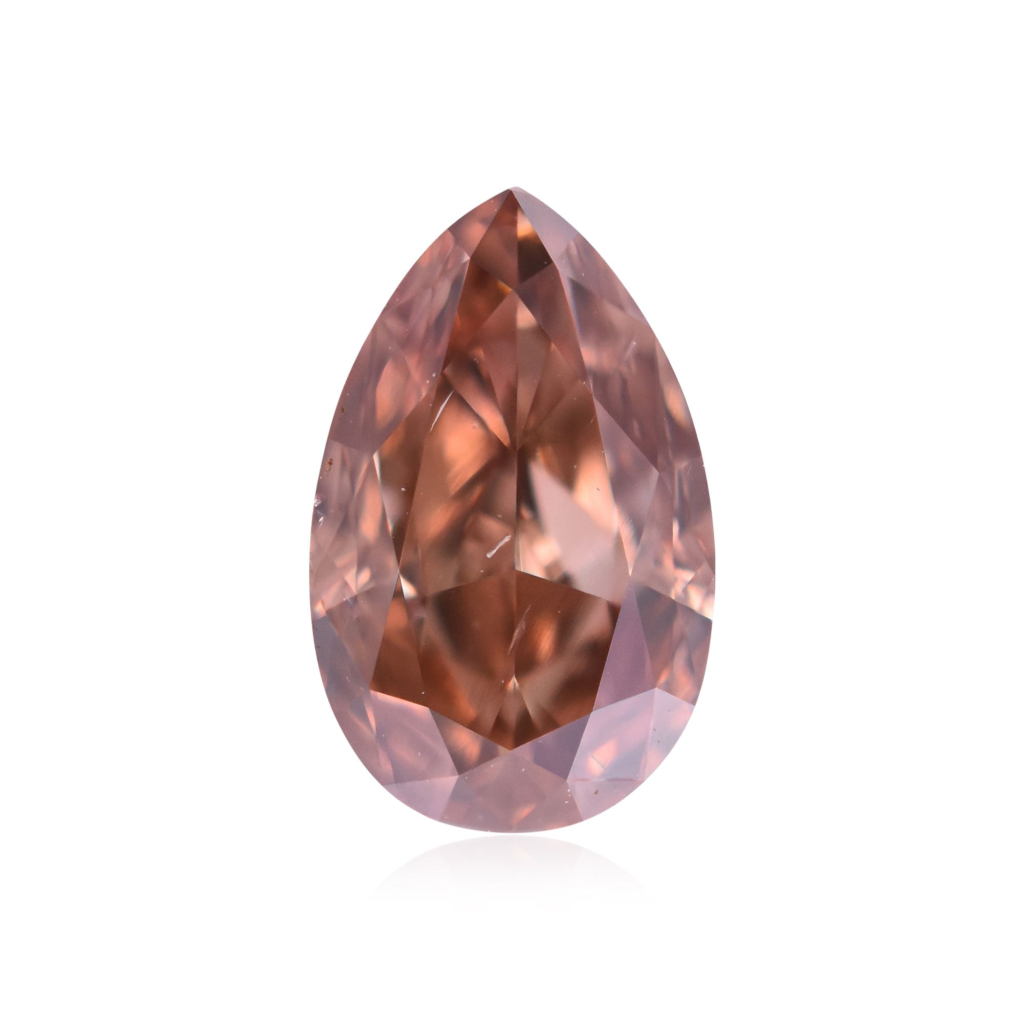Diament 0.41 ct Fancy Deep Orangey Pink/SI1