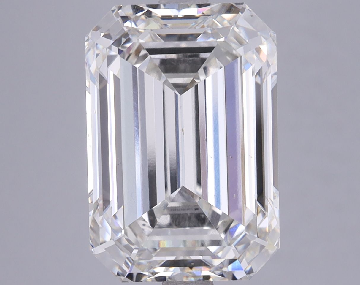 6.76 ct. emerald Lab Grown Diamond front image