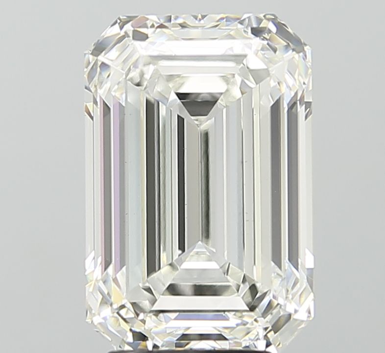 5.54 ct. emerald Lab Grown Diamond front image