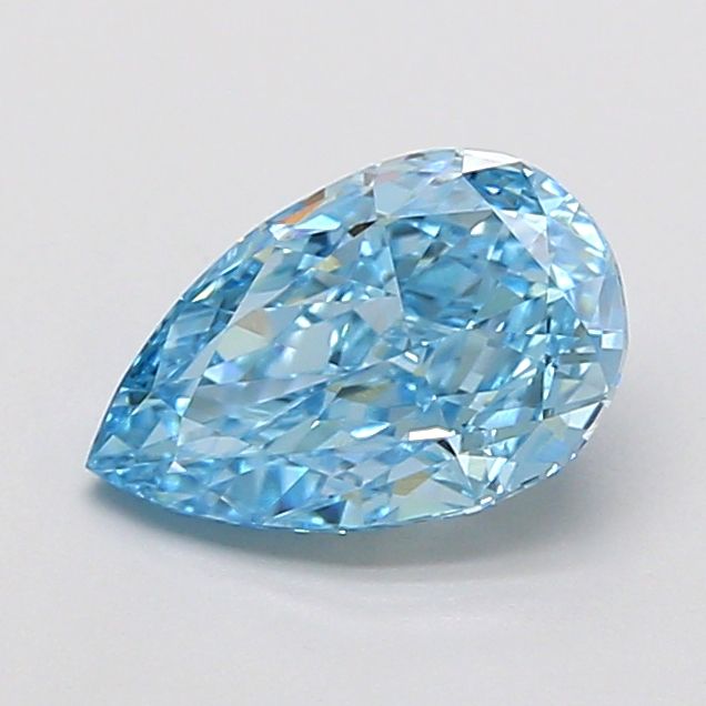 1.07 CT Fancy Vivid Blue PEAR